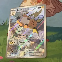 Pokemon TCG Paldea Evolved Raichu Illustration Rare 211/193 - Image 3