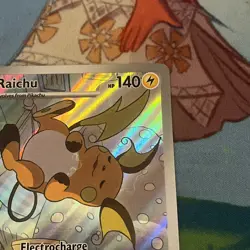 Pokemon TCG Paldea Evolved Raichu Illustration Rare 211/193 - Image 5
