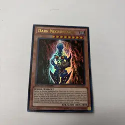Yu-Gi-Oh TCG Dark Necrofear Ultra Rare Limited Edition Card LC03-EN002 Near Mint - Image 1