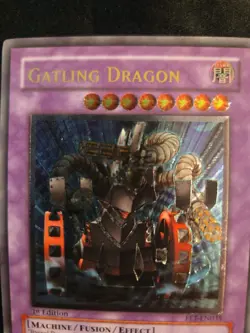 Yu-Gi-Oh! Gatling Dragon FET-ENO35 1st Edition Ultimate Rare - Image 2