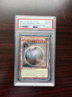 *PSA 10* The Winged Dragon of Ra - Sphere Mode (GHOST RARE, 1st Edition, EN180) - Image 1