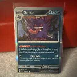 Pokemon TCG Gengar 050/088 Temporal Forces Holo Rare Stage 2 130 HP English - Image 1