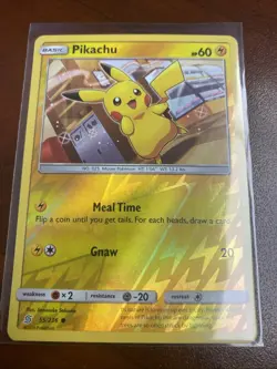 Pokemon Pikachu Reverse Holo Unified Minds 55/236 LP - Image 1