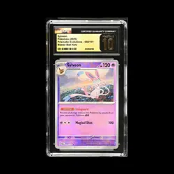 Pokemon Slab Sylveon Master Ball Holo 040 CGC Pristine 10 2025 - Image 1