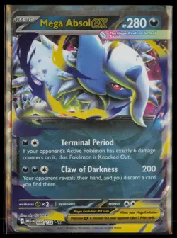MEGA ABSOL EX 086/132 DOUBLE RARE MEGA EVOLUTION POKEMON HOLO NM - Image 1