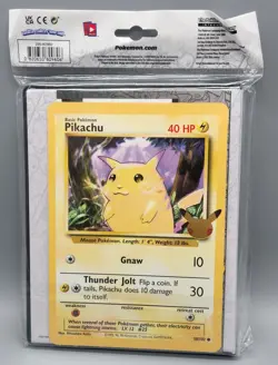 Pokemon 25th Anniversary First Partner Collector's Binder w/ jumbo Pikachu card 820650809606 - Image 2