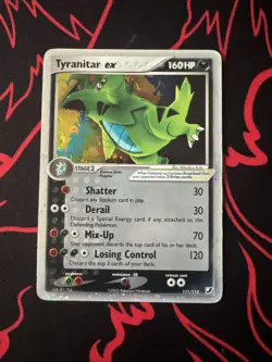 Tyranitar EX Holo 111/115 | Unseen Forces 2005 | Pokemon TCG Ultra Rare | MP - Image 1