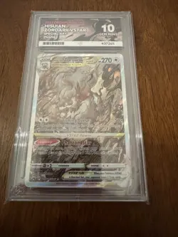Pokemon 2023 Crown Zenith Hisuian Zoroark VSTAR Special Art #GG56 - ACE 10 - Image 1