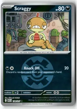Scraggy (Quick Ball) 134/217 Common Ascended Heroes Pokemon Near Mint - Image 1