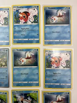 Goldeen & Seaking 13 Card Lot Pokemon Various Sets Common - Image 3