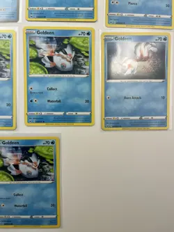 Goldeen & Seaking 13 Card Lot Pokemon Various Sets Common - Image 4