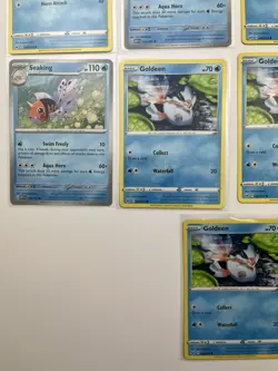 Goldeen & Seaking 13 Card Lot Pokemon Various Sets Common - Image 5