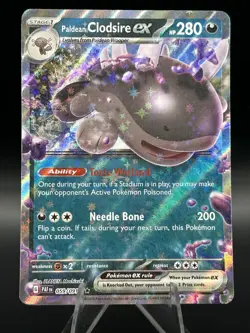 Paldean Clodsire ex 059/091 Holo Rare Paldea Fates Pokemon TCG 2024 Near Mint - Image 1