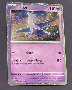 Latios - 073/182 - Cosmos Holo - Promo Card - Paradox Rift - NM/M - Image 1