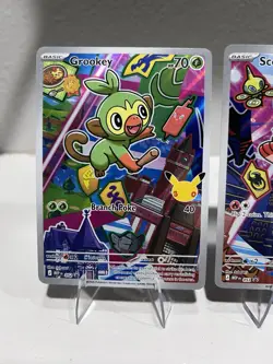 First Partner Illustration Series 2 Galar Grookey 052, Scorbunny 053, Sobble 05 - Image 3