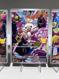 First Partner Illustration Series 2 Galar Grookey 052, Scorbunny 053, Sobble 05 - Image 4
