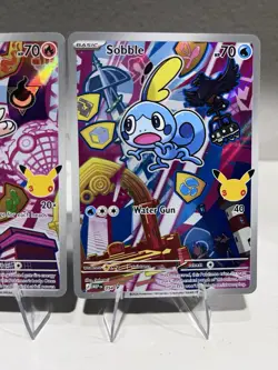 First Partner Illustration Series 2 Galar Grookey 052, Scorbunny 053, Sobble 05 - Image 5