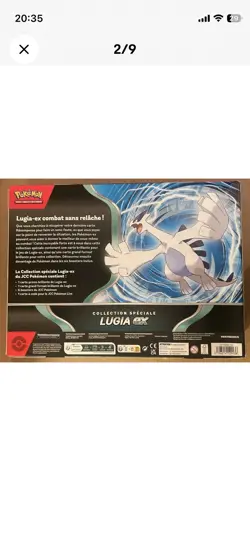 Carte Pokemon Coffret Speciale Collection Lugia Ex EV8.5 X2 - Image 2