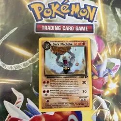 Pokemon TCG Dark Machoke Team Rocket Uncommon 40/82 1999 Excellent - Image 1