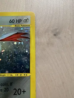 Pokemon TCG Skarmory Expedition Base Set Holo Rare #027/165 60 HP 2002 English - Image 3
