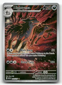 Mightyena 243/217 Ascended Heroes Pokemon Holo NM Illustration Rare - Image 1