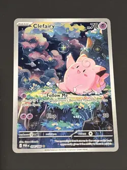Pokemon TCG Clefairy 094/088 Me03: Perfect Order Holo Card Illustration Rare NM - Image 1