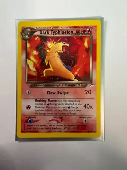 Dark Typhlosion 10/105 Holo Rare Neo Destiny Pokemon Unlimited Holo - Image 1