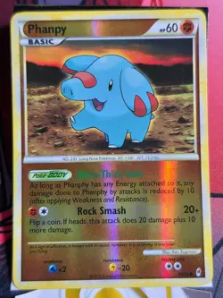 Phanpy 66/95 Common Call of Legends Pokemon Reverse Holo Lightly Played - Image 1