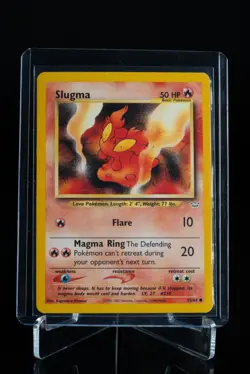Slugma 53/64 Neo Revelation Pokemon Card Unlimited NM - Image 1