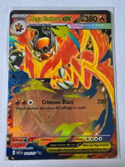 Pokemon TCG Mega Emboar 31/217 Double Rare Ascended Heroes - Image 1