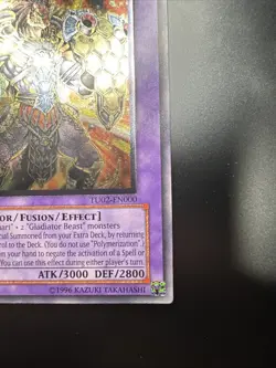 Yugioh Gladiator Beast Heraklinos Ultimate Rare TU02-EN000 - Image 5