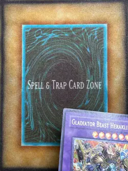 Yugioh Gladiator Beast Heraklinos TU02-EN000 Ultimate Rare LP (#1) - Image 4