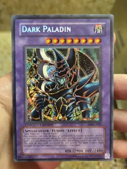 Yu-Gi-Oh! Dark Paladin DMG-001 Secret Rare Limited Edition NM - Image 1