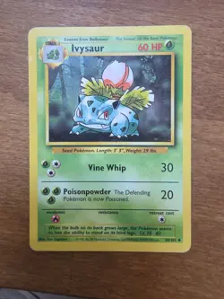 Pokemon TCG Ivysaur Base Set, Unlimited Uncommon Card 30/102 - Image 1