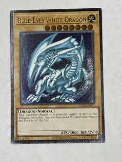 YUGIOH Blue-Eyes White Dragon OP28-EN001 Ultimate Rare NM #21 - Image 1