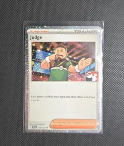Judge 176/198 Cosmos Holo Play Prize Pack Series Promo Pokemon Card - Image 1