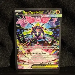 Mega Zygarde EX Pokemon TCG Card 310 HP Gaia Wave Nullifying Zero PDB Set - Image 1