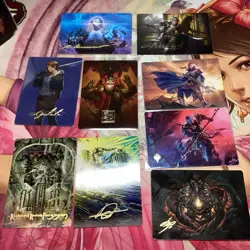 Magic: The Gathering Art Series Card Lot Of 188 Cards With 20 Gold Stamped - Image 1