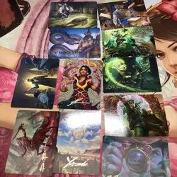 Magic: The Gathering Art Series Card Lot Of 188 Cards With 20 Gold Stamped - Image 2