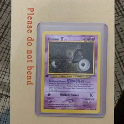 Pokemon Cards Unown [V] 89/105 1st Edition Neo Destiny WOTC Common Near Mint NM - Image 1