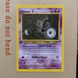 Pokemon Cards Unown [V] 89/105 1st Edition Neo Destiny WOTC Common Near Mint NM - Image 2