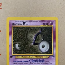 Pokemon Cards Unown [V] 89/105 1st Edition Neo Destiny WOTC Common Near Mint NM - Image 3