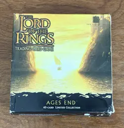 Ages End 40 Card Limited Collection New sealed box damage LOTR Trading Card Game - Image 1
