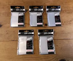 Ultra Pro PRO-FIT Standard Size SIDE Load Inner Gaming Card Sleeves 500 Total - Image 1