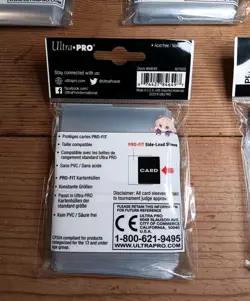 Ultra Pro PRO-FIT Standard Size SIDE Load Inner Gaming Card Sleeves 500 Total - Image 5