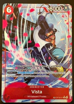 Bandai One Piece Card Game Vista OP16-011 Alt Art Foil Treasure Rare EN - Image 1