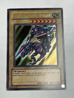 YUGIOH Original Variant Gaia the Fierce Knight LOB-EN006 Ultra Rare LP - Image 3