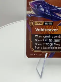 Riftbound Kha'zix Void Reaver Regional Prize Wall Metal Card - Sealed - Image 5
