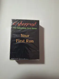 Cyberpunk Collectible Card Game Your First Run Sealed Mint 2003 Rare Promo - Image 1