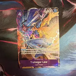 One Piece Card Game Trafalgar Law P-093 Promo Foil Character 6000 Eng - Image 1